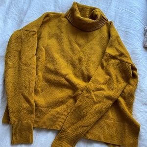 Ann Taylor Mustard Sweater